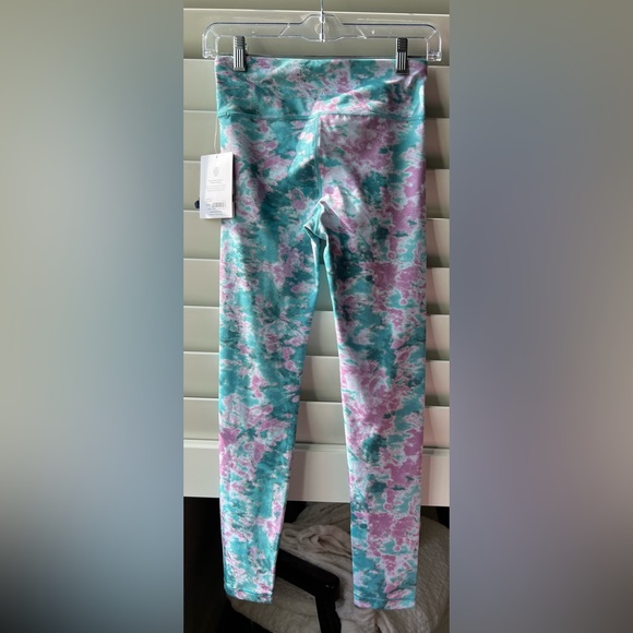 Athleta Girl - Girls XL 14 - NWT - Green Multi - High Rise Tight - Picture 5 of 8
